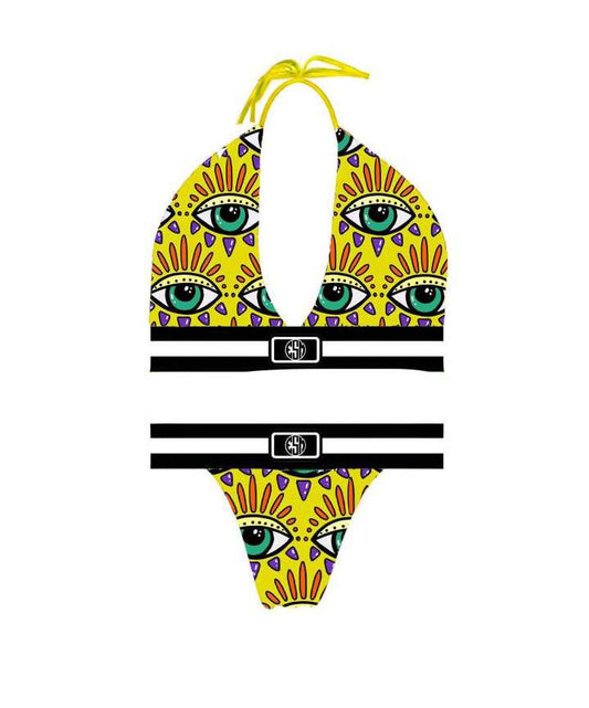 Third Eye Bikini Top (Yellow)