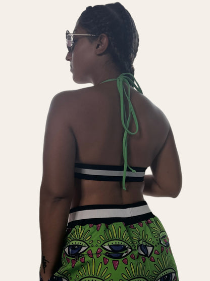 Third Eye Bikini Top (Green)